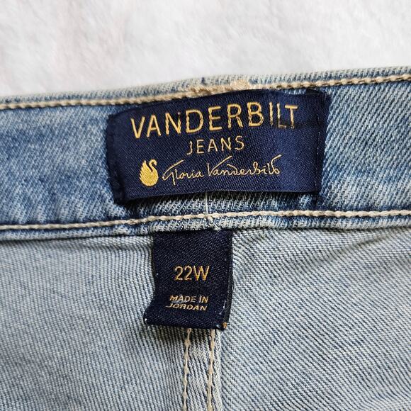 Gloria Vanderbilt Chrissie High Rise Flare Leg Front Patch Pockets Plus Size 22W - Picture 7 of 14